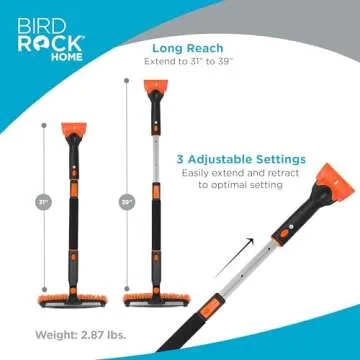 Snow MOOver 39" Extendable Snow Brush & Ice Scraper