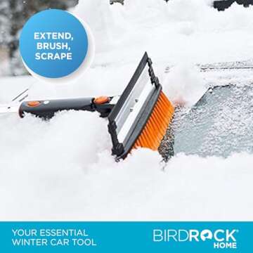 Snow MOOver 39" Extendable Snow Brush & Ice Scraper