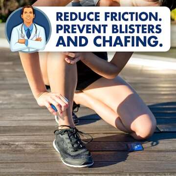 Dr. Frederick's Original Better Blister Blocker - 0.9 oz - 2 Sticks - Anti-Chafing Stick - Premium P...