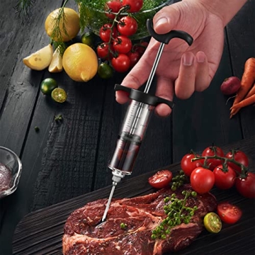 JY COOKMENT Marinade Injector Syringe with Needles
