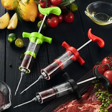 JY COOKMENT Marinade Injector Syringe with Needles