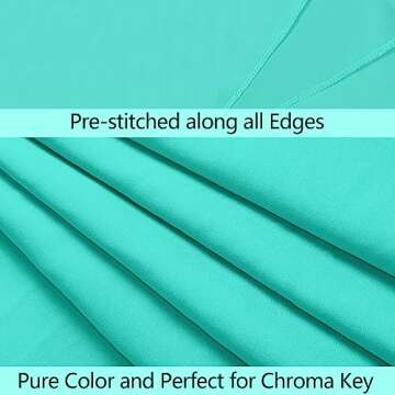 TOAOFY 5x7ft TifnyBlue Photo Backdrop Light Blue Background Backdrop Photographic Studio Photo Backg...