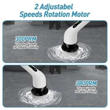 IAGREEA Electric Scrubber Brush - Versatile 9-in-1 Cleaning Tool