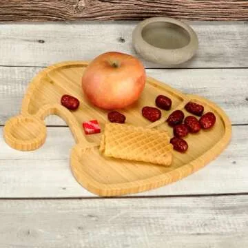 Santa Hat Wood Serving Platters for Christmas Magic