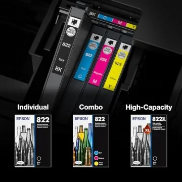 EPSON 822 DURABrite Ultra Ink High Capacity Combo Pack
