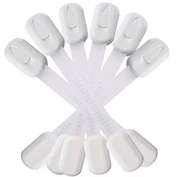 Vmaisi Multi-Use Baby Proofing Cabinet Locks - 6 Pack