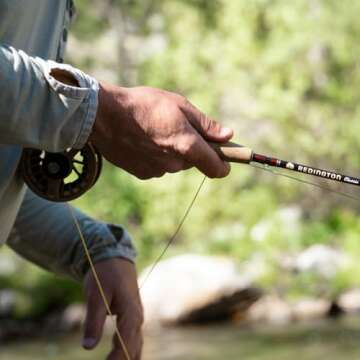 Redington Classic Trout Freshwater Fly Fishing Rod - Moderate Action 4-Piece Fly Rod - Case Included - 4WT 9'0"