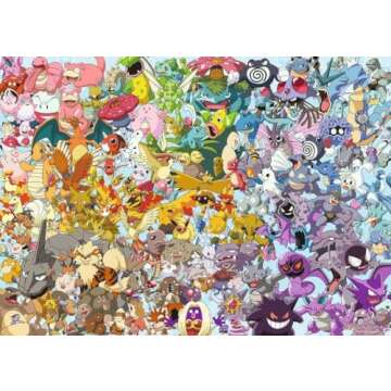 Ravensburger Pokémon 1000 Piece Challenge Jigsaw Puzzle for Adults and Kids Age 12 Years Up