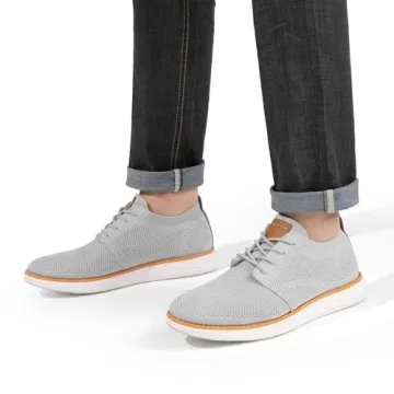 Bruno Marc Men’s AirEaseⅠ Grey Sneakers - Size 10