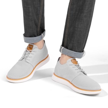 Bruno Marc Men’s AirEaseⅠ Grey Sneakers - Size 10