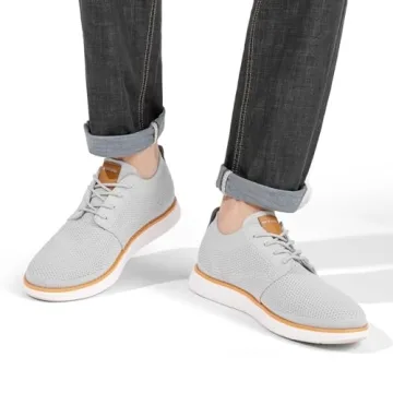 Bruno Marc Men’s AirEaseⅠ Grey Sneakers - Size 10