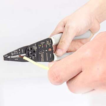 Wire Stripper Crimping Tool Kit Efficient Wire Handling