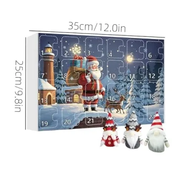 2024 Christmas Gnome Advent Calendar for Kids & Adults