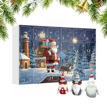 2024 Christmas Gnome Advent Calendar for Kids & Adults