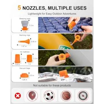 Portable Mini Inflator Pump for Camp and Beach