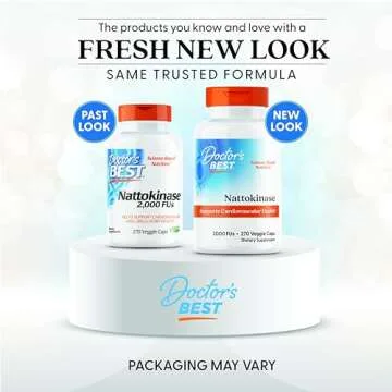 Doctor's Best Nattokinase, Non-GMO, Vegan, Gluten Free, 270 Veggie Caps