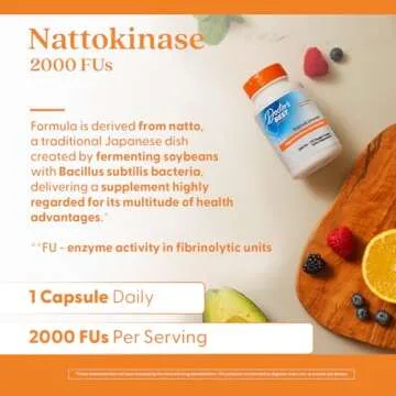 Doctor's Best Nattokinase Vegan Dietary Supplement 270 Caps