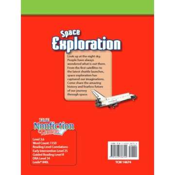 Teacher Created Materials - TIME For Kids Informational Text: Space Exploration - Grade 3 - Guided Reading Level P