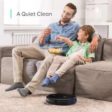 eufy by Anker, BoostIQ RoboVac 30, Robot Vacuum Cleaner, Upgraded, Super-Thin, 1500Pa Suction, Boundary Strips Included, Quiet, Self-Charging Robotic Vacuum, Cleans Hard Floors to Medium-Pile Carpets