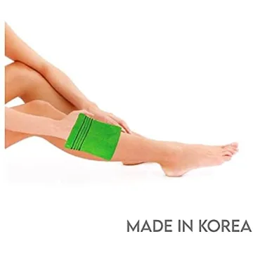 GOLDSANGSA Korean Exfoliating Towel Washcloth Mitts 12pcs