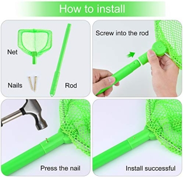 Coopay 4-Piece Children’s Fishing & Bug Nets Set