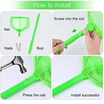 Coopay 4-Piece Children’s Fishing & Bug Nets Set