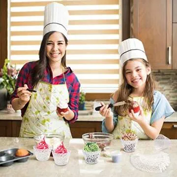 Elegant JinHuiCheng 50 pcs Cupcake Wrappers for Parties