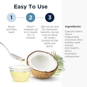 PerioPull Oil for Teeth & Gums with MCT & Fresh Mint Flavor