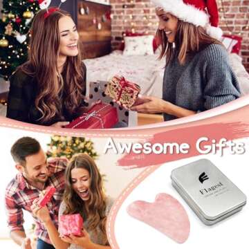 Gua Sha Rose Quartz Massage Tool for SPA Therapy