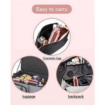 Folding Combs Big tooth Comb - Portable Travel Folding Hair Comb Double Headed Pocket Hair Comb Wide Tooth Comb for Curly Hair Thick Wavy (Set of 3)