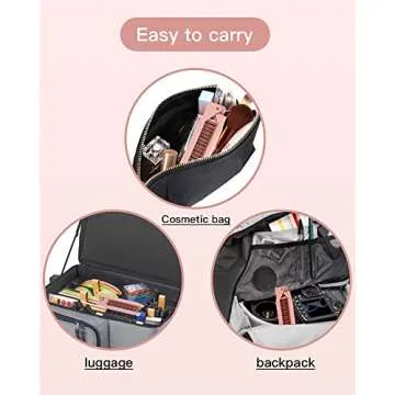 Folding Combs Big tooth Comb - Portable Travel Folding Hair Comb Double Headed Pocket Hair Comb Wide Tooth Comb for Curly Hair Thick Wavy (Set of 3)