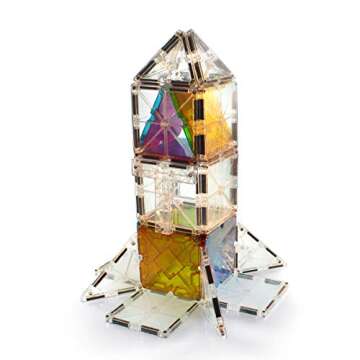 MAGNA-TILES Freestyle 40-Piece Magnetic Construction Set, The ORIGINAL Magnetic Building Brand