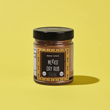 ESSIESPICE - Mekko Dry Rub, Nutty & Spicy Spice Blend - 6.5 Oz | Small Batch, Vegan in Glass Jars, Non GMO, No Preservatives, No Anti-Caking Agents. Seasoning for every meats, fish & vegetable.