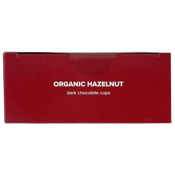 Evolved Organic Hazelnut Dark Chocolate Cups, .71 oz each (Pack of 7)