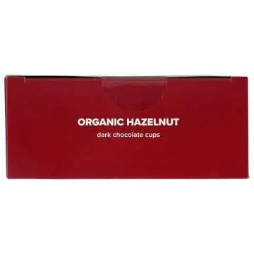 Evolved Organic Hazelnut Dark Chocolate Cups, .71 oz each (Pack of 7)