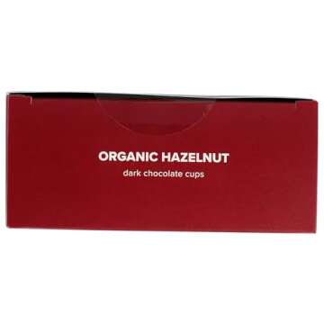 Evolved Organic Hazelnut Dark Chocolate Cups, .71 oz each (Pack of 7)