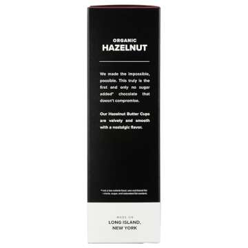 Evolved Organic Hazelnut Dark Chocolate Cups, .71 oz each (Pack of 7)