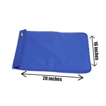 FlexiFreeze Party Mat Chiller - Food Cooling Buffet Cooler for Cold Serving Blue (19" x 15")