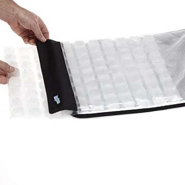 FlexiFreeze Party Mat Chiller - Food Cooling Buffet Cooler for Cold Serving Blue (19" x 15")