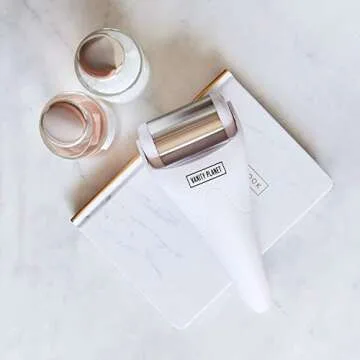 Vanity Planet Revive Professional Facial Face and Eye Ice Roller for Anti Aging, Wrinkles, Pain Relief and Skin Care