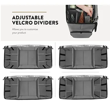 ZOBER Christmas Ornament Storage Box for 120 Ornaments