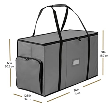 ZOBER Christmas Ornament Storage Box for 120 Ornaments