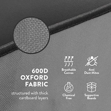 ZOBER Christmas Ornament Storage Box for 120 Ornaments