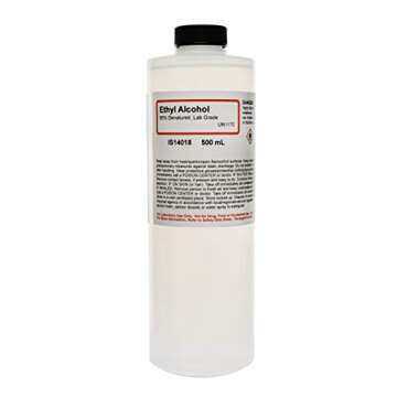 95% Ethyl Alcohol, 16oz - Denatured Ethanol Alcohol - Laboratory-Grade, Not for Topical Use - The Cu...