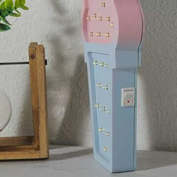 PortPlugs Ice Cream LED Night Light for Kids and Decor
