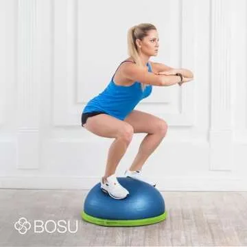 BOSU Balance Trainer for Home Gym - Build Strength & Flexibility