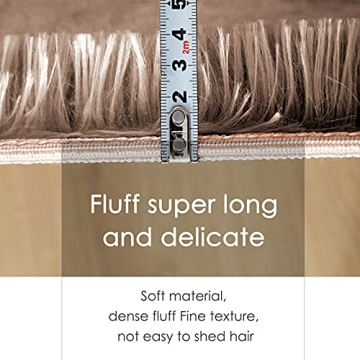 MIEMIE 4x4 Soft Round Area Rug for Kids and Home Decor