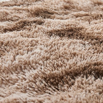 MIEMIE 4x4 Soft Round Area Rug for Kids and Home Decor