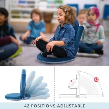 Nnewvante Adjustable Folding Chair for Meditation and Relaxation