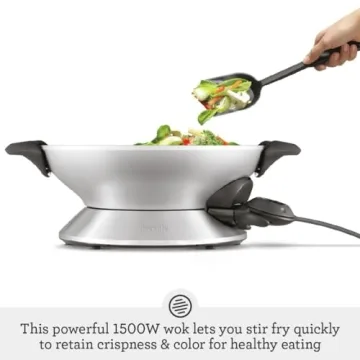 Breville Hot Electric Wok - Non-Stick Cooking Equipment